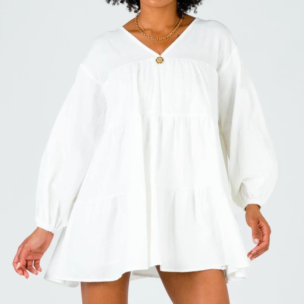 Princess Polly Aries Mini Dress White